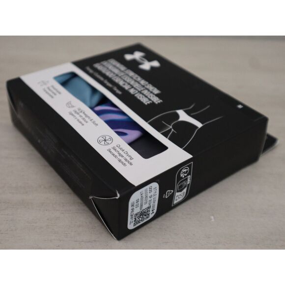 Under Armour 1383908-468 Women's Sz M Multi 3-pk Essential Stretch No-Show Thong - Picture 3 of 4